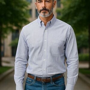 COPY - Daniel Cremieux Men's Royal Purple Dress Shirt Size L